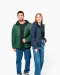 K6110 - Men's lightweight hooded padded jacket Black