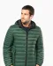 K6110 - Men's lightweight hooded padded jacket Black
