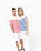 K3034 - Marine-t-shirt ronde hals Bio dames Navy / White Stripes