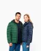 K6110 - Men's lightweight hooded padded jacket Black