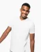 K3014 - T-shirt korte mouwen V-hals White