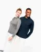 K264 - Herenpolo lange mouwen van jersey Black