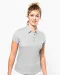 K263 - Damespolo korte mouwen van jersey White