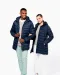 K6128 - Lichte herenparka met capuchon Black
