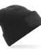 B440 - Thinsulate™ Patch Beanie Black
