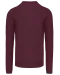 K965 - Heren pullover met v-hals Wine
