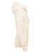 K4028 - Ecologische damessweater met capuchon Coconut Milk