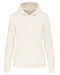 K4028 - Ecologische damessweater met capuchon Coconut Milk