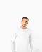 K3016 - T-shirt ronde hals lange mouwen White