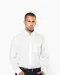K515 - Herenoverhemd met "Mao" kraag lange mouwen White