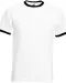 SC61168 - Valueweight Ringer T White / Black