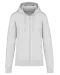 K4030 - Ecologische herensweater met capuchon en ritssluiting Ash Heather