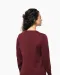 K966 - Dames pullover met v-hals Black
