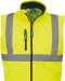 YHV006 - Softshell veiligheidsbodywarmer Hi Vis Yellow / Navy