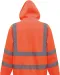 YHVK05 - Hi-Vis sweater met capuchon Hi Vis Orange