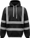 YHVK05 - Hi-Vis sweater met capuchon Black
