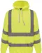 YHVK05 - Hi-Vis sweater met capuchon Hi Vis Yellow
