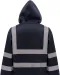 YHVK07 - Veiligheidssweatervest met capuchon Navy