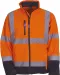 YHVK09 - Softshell veiligheidsjas Hi Vis Orange / Navy