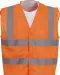 YHVW120 - Hoge zichtbaarheid hesje van gerecycled gaas Hi Vis Orange
