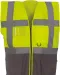 YHVW801 - Multifunctioneel veiligheidshesje Hi Vis Yellow / Grey
