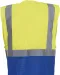 YHVW820 - Top Cool -hoge zichtbaarheid hesje Hi Vis Yellow / Royal Blue