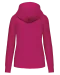 K4028 - Ecologische damessweater met capuchon Fuchsia