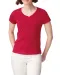 GI64V00L - Softstyle® Fitted Ladies' V-neck T-shirt Cherry Red