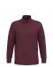 K478 - Sweater met ritskraag Wine