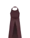 K8007 - Schort met zak van biologisch katoen Dark Cherry