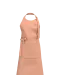 K8007 - Schort met zak van biologisch katoen Peach