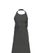 K8007 - Schort met zak van biologisch katoen Dark Grey
