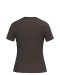K381 - Dames T-shirt v-hals met korte mouwen Chocolate