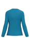 K383 - Dames T-shirt ronde hals lange mouwen Tropical Blue
