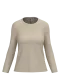 K383 - Dames T-shirt ronde hals lange mouwen Light Sand