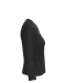 K382 - Dames T-shirt V-hals lange mouwen Black