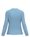 K382 - Dames T-shirt V-hals lange mouwen Sky Blue