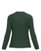 K382 - Dames T-shirt V-hals lange mouwen Forest Green