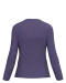K383 - Dames T-shirt ronde hals lange mouwen Purple