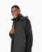 K639 - Herenjack met afneembare mouwen Black / Orange