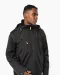 K639 - Herenjack met afneembare mouwen Black / Orange