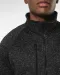 K9106 - Heather herenvest met rits Dark Grey Melange