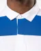K285 - Gestreepte uniseks polo lange mouwen Black / White Stripes