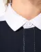 K285 - Gestreepte uniseks polo lange mouwen Black / White Stripes