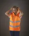 YHV007 - Kensington - Hi-Vis bodywarmer met capuchon Navy