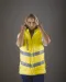 YHV007 - Kensington - Hi-Vis bodywarmer met capuchon Navy