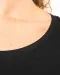 K384 - Dames-T-shirt korte mouwen met boothals Black