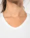 K3015 - Dames-T-shirt V-hals korte mouwen White