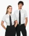 K503 - Herenpilootoverhemd korte mouwen White