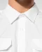 K503 - Herenpilootoverhemd korte mouwen White